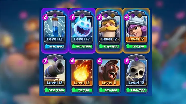 ترکیب Hog Knight Muski 2.8 در بازی Clash Royale