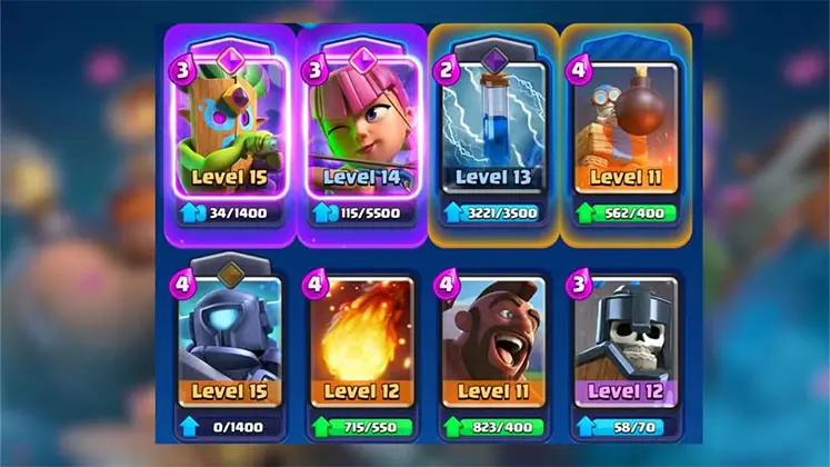 ترکیب Hog Archers Mini Pekka در آرنا 9 بازی کلش رویال