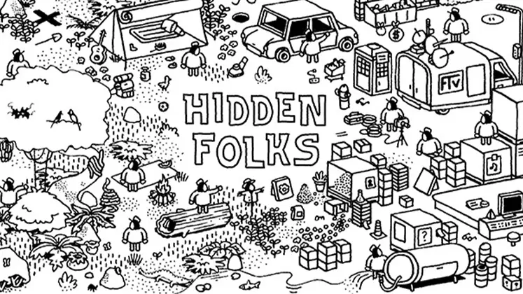 بنری از بازی Hidden Folks