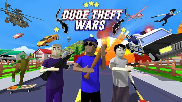 بنری از بازی Dude Theft Wars