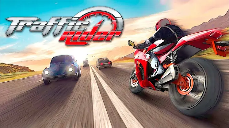 بنری از بازی Traffic Rider