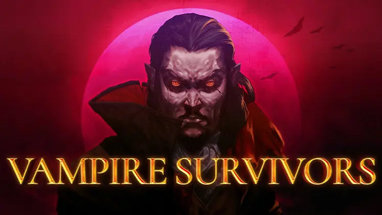 بنری از بازی Vampire Survivors