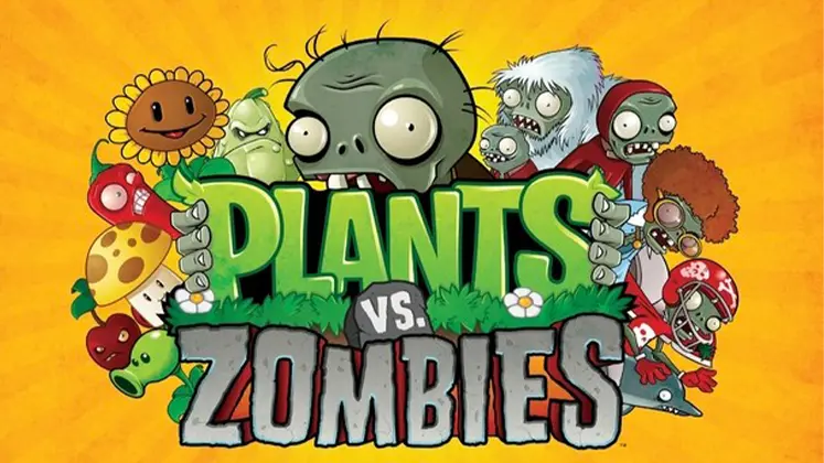 بنری از بازی Plants vs. Zombies