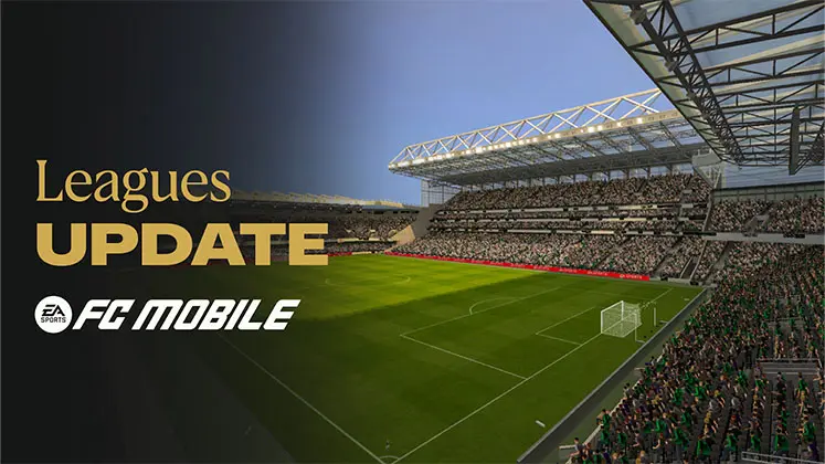 بنری رسمی از لیگ ها در بازی FC Mobile