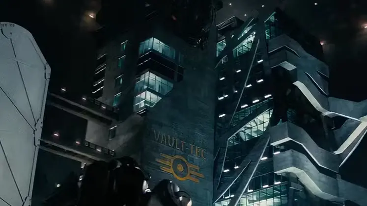 تصویری از شرکت Vault-Tec در سریال Fallout