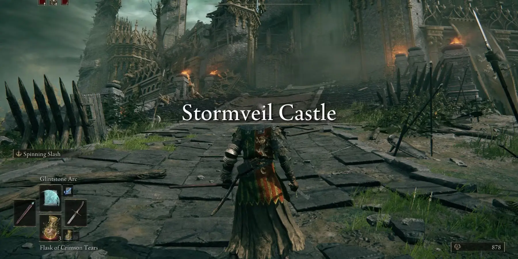 منطقه Stormveil Castle از بازی الدن رینگ