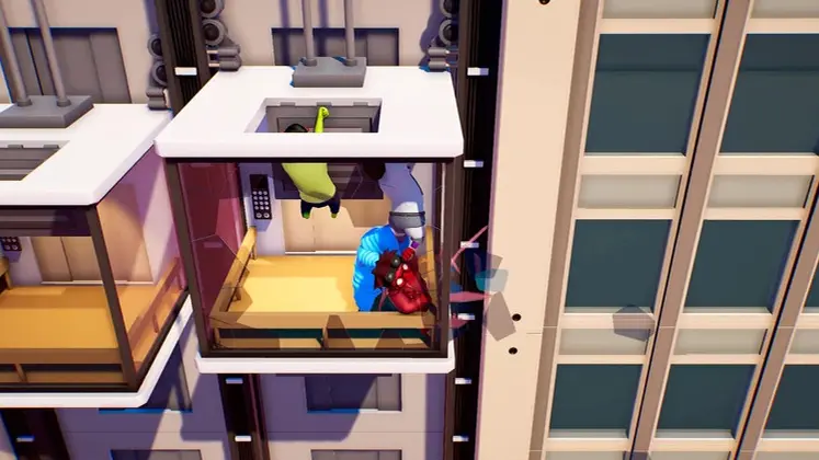 تصویری از مپ Elevator در بازی Gang beasts