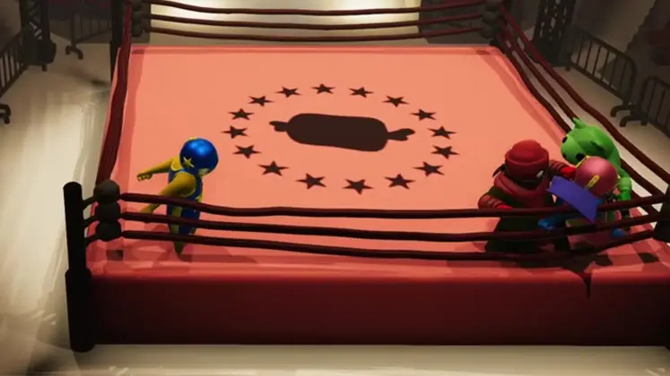 تصویری از مپ Ring در بازی Gang beasts