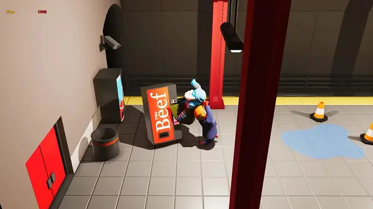 تصویری از مپ Subway در بازی Gang beasts