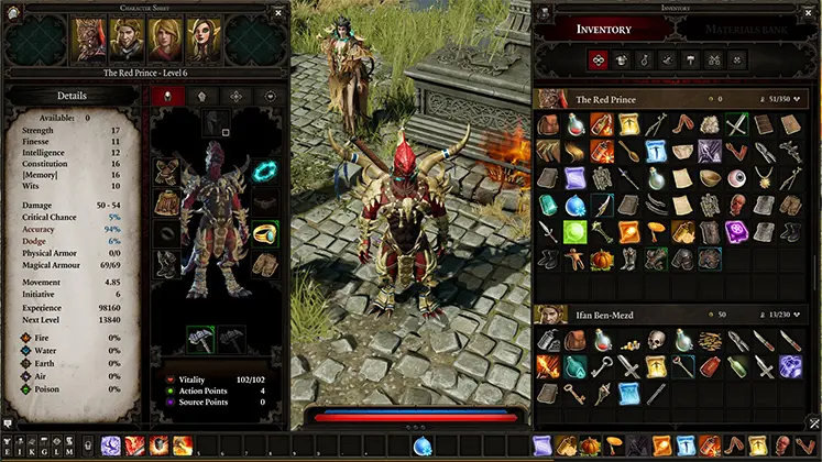 گیم پلی بازی Divinity: Original Sin II