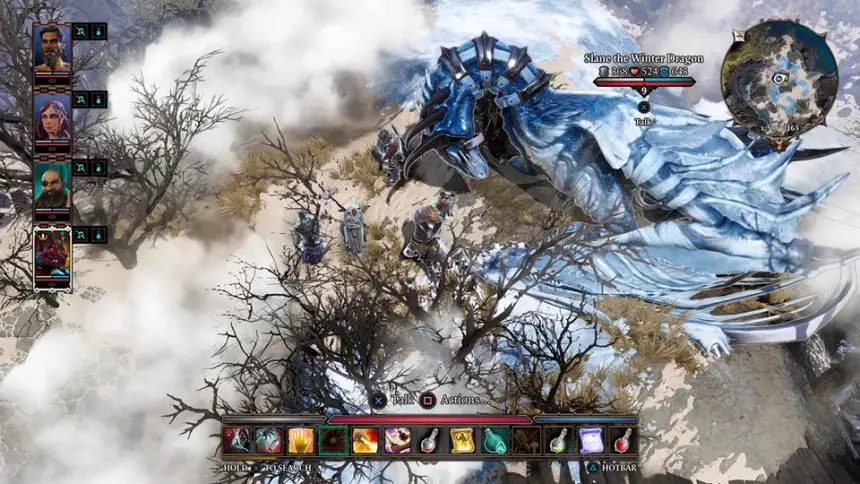 نمایی از گیم پلی بازی Divinity: Original Sin 2