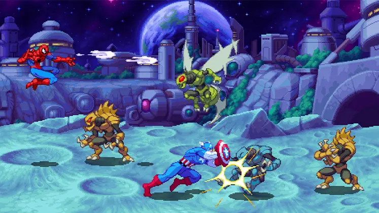 تصویری از بازی Marvel Cosmic Invasion