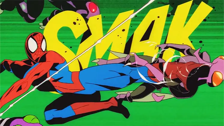 تصویری از مرد عنکبوتی در بازی marvel cosmic invasion