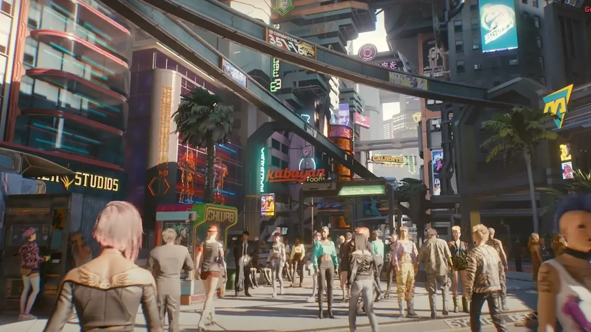 عوام الناس در بازی cyberpunk2077