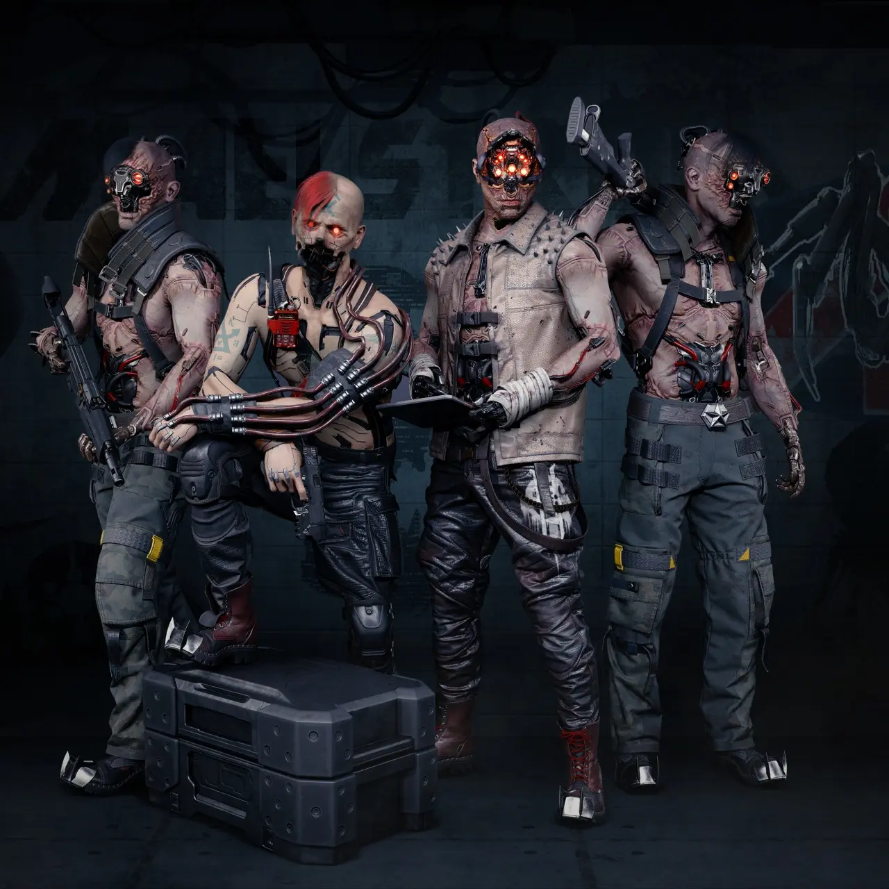 تصویری از گروه میل استروم در بازی cyberpunk2077