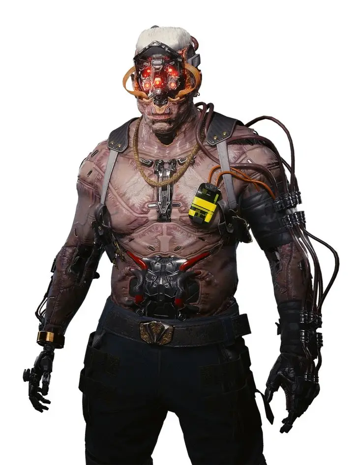 تصویری از گروه میل استروم در بازی cyberpunk2077