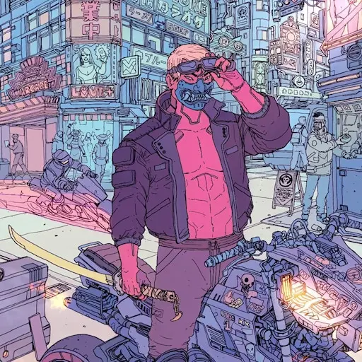 تصویری از گروه تایگر کلاز در بازی cyberpunk2077