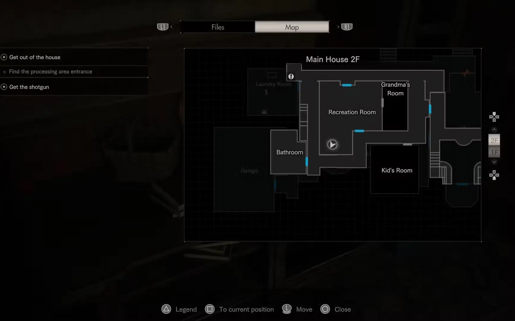 مکان سر سگ آبی در Resident Evil 7