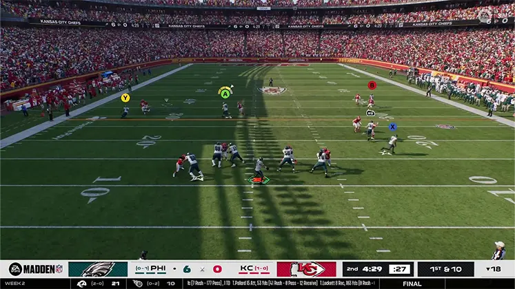 تصویری از گیم‌پلی بازی EA SPORTS Madden NFL 26