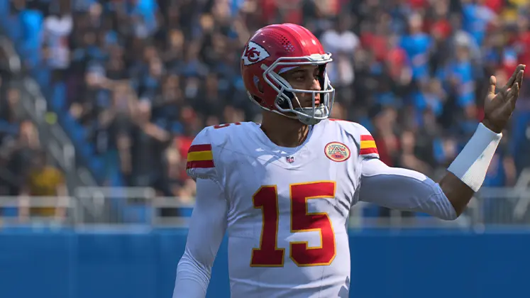 تصویری از Patrick Mahomes در بازی EA SPORTS Madden NFL 26