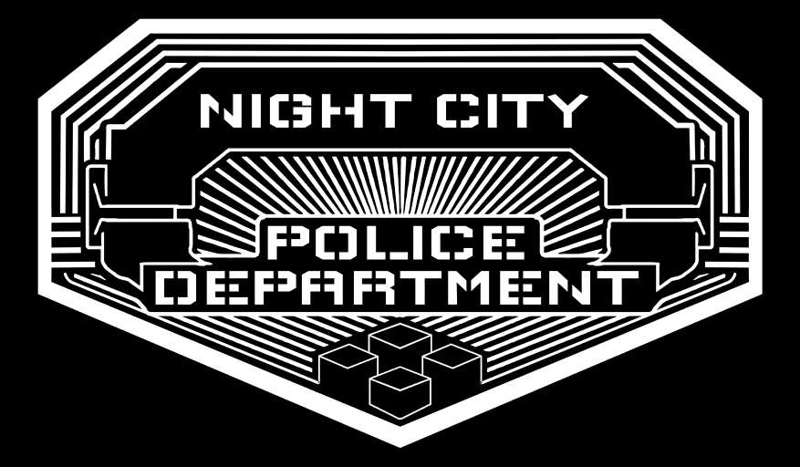 علامت ncpdدر بازی cyberpunk2077