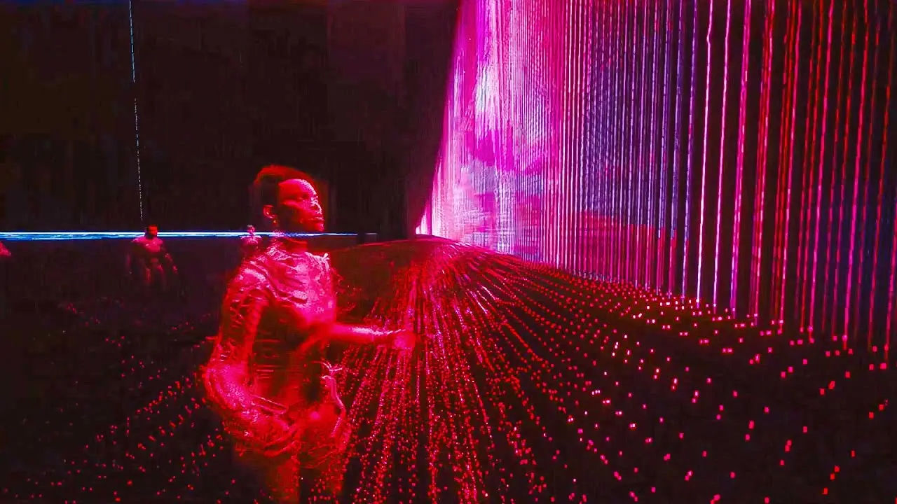 دیوار سیاه  در بازی cyberpunk2077