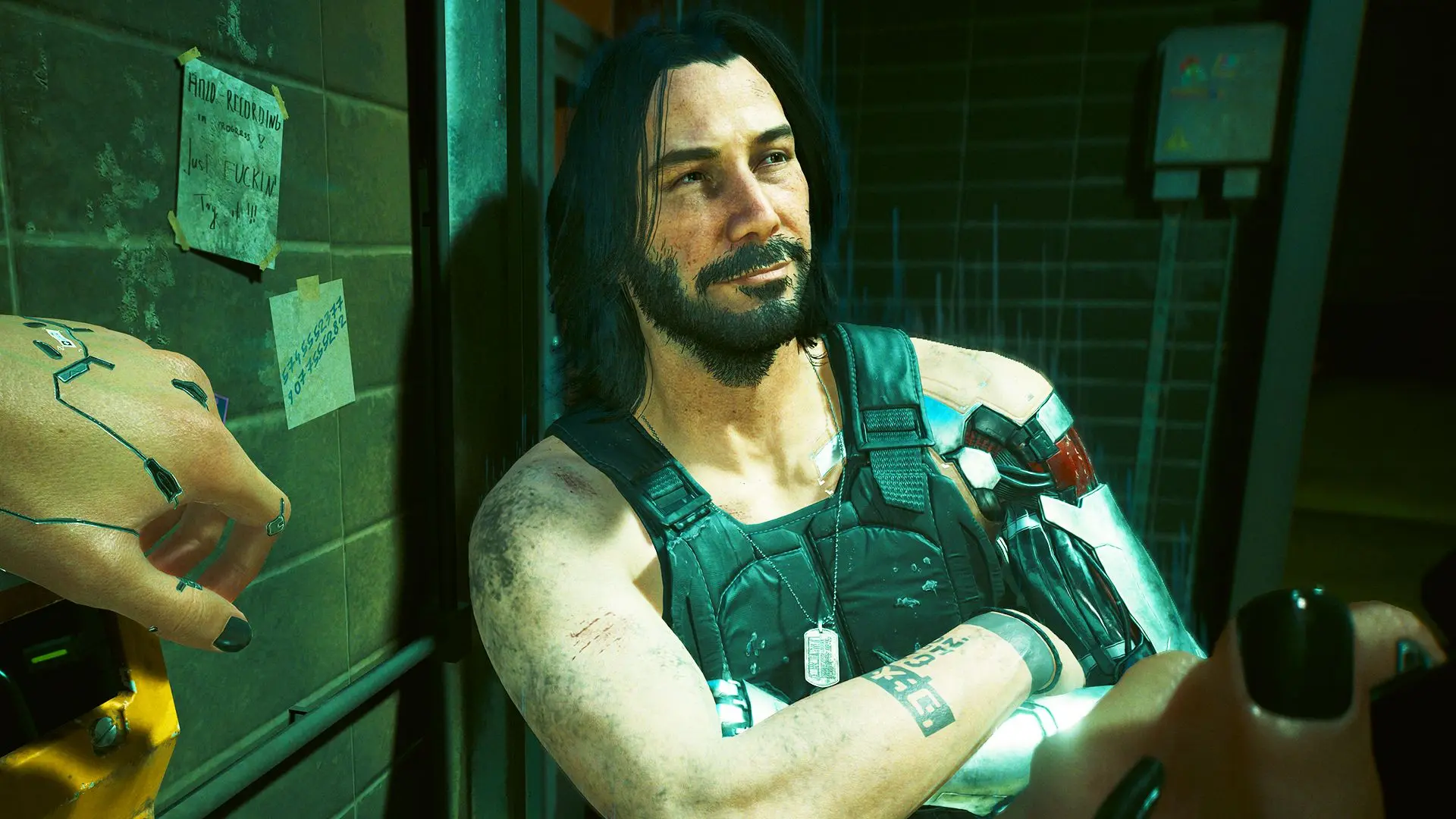 شخصیت جانی سیلور هند در بازی cyberpunk2077