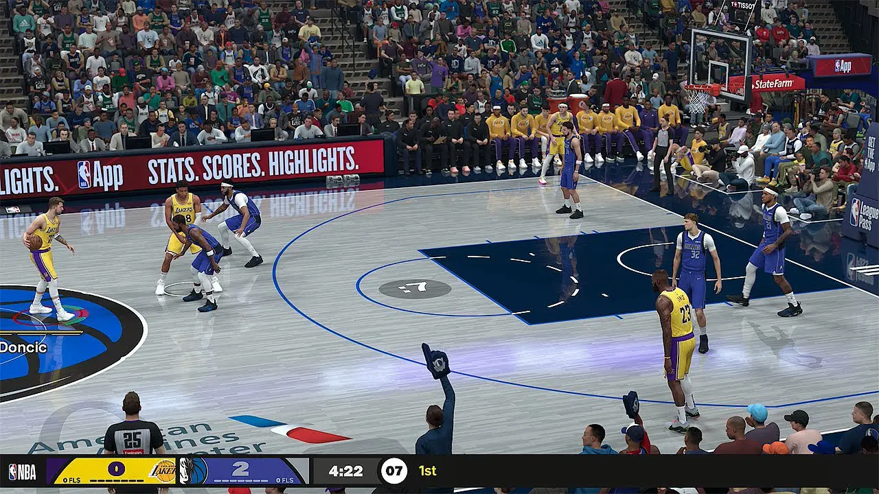 نمایی از بازی NBA 2K26