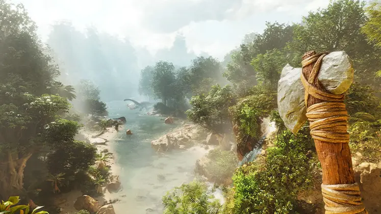 تصویری از بخشی از دنیای بازی Ark: Survival Ascended