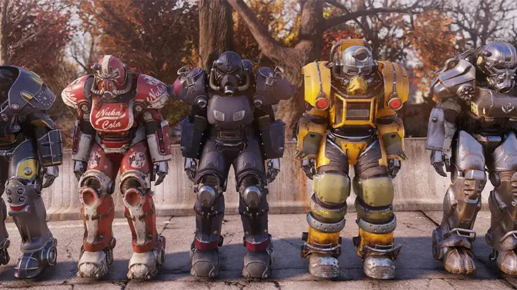 تصویری از سطح نهایی زره‌های Power Armor در بازی Fallout 76