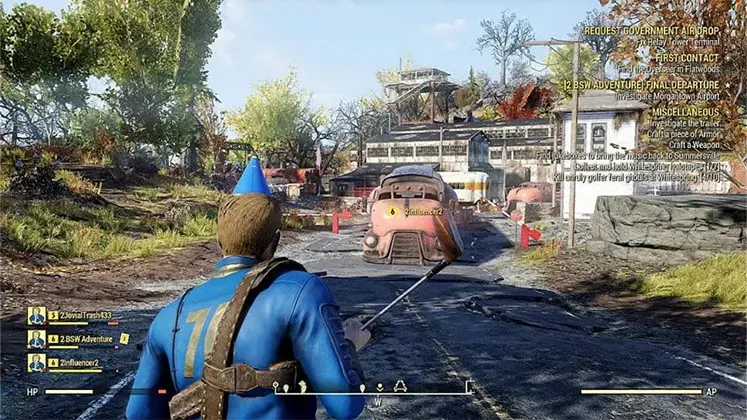 تصویری از گیم پلی بازی Fallout 76
