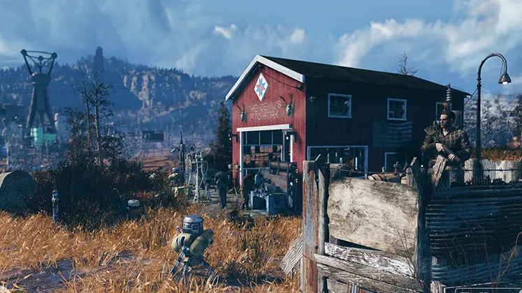 نمایی از بازی Fallout 76