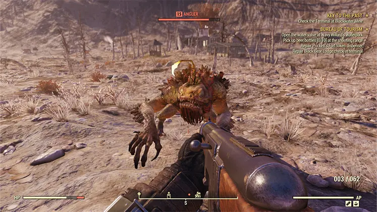 تصویری از درگیری و گیم پلی بازی Fallout 76