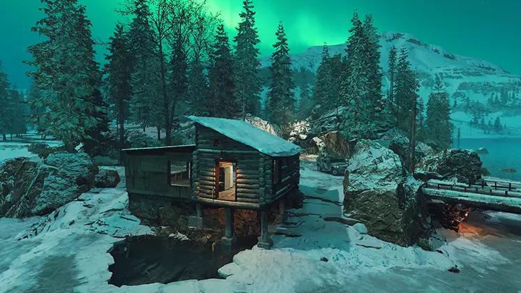تصویری از مپ Homestead در بازی Call of Duty: Black Ops 7