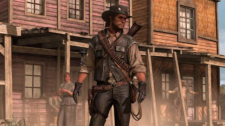 نمایی از بازی red dead redemption