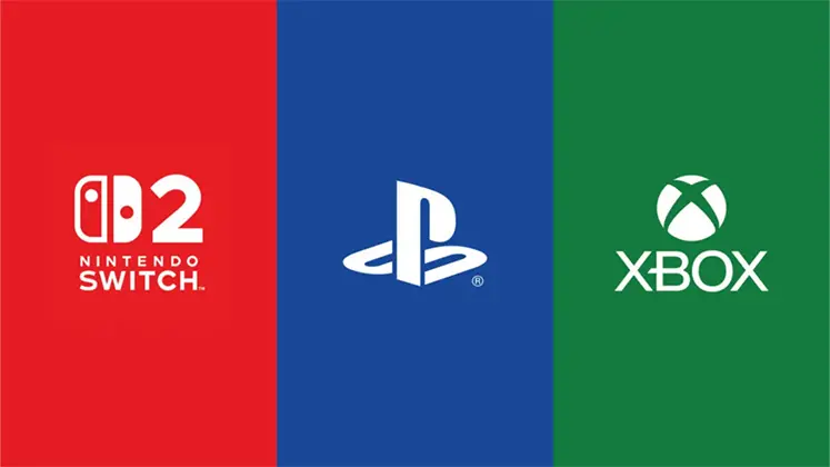 لوگوهای PlayStation، Xbox و Nintendo