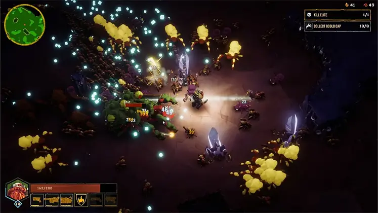 تصویری از گیم پلی بازی Deep Rock Galactic: Survivor