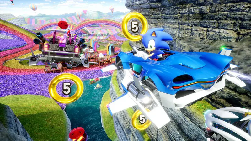 گیم پلی بازی Sonic Racing: Crossworlds