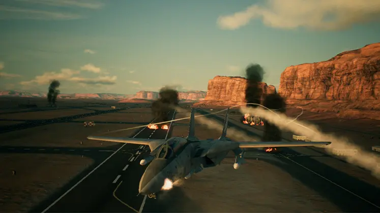 نمایی از دنیای بازی Ace Combat 7: Skies Unknown