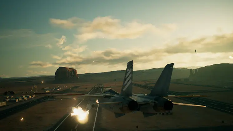 تصویری از درگیری در بازی Ace Combat 7: Skies Unknown