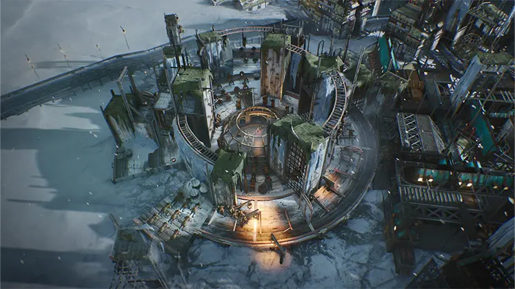 تصویری از گیم‌پلی بازی Frostpunk 2