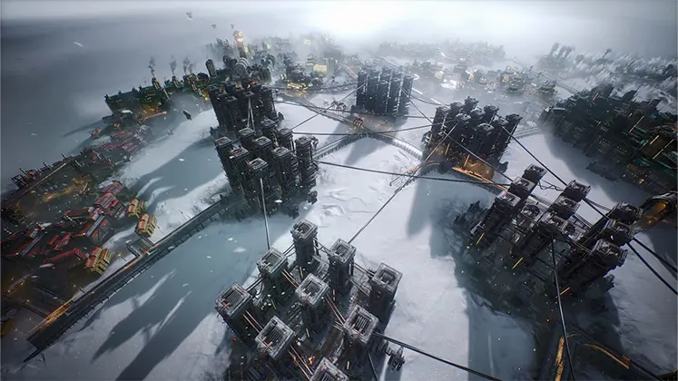 تصویری از دنیای بازی Frostpunk 2