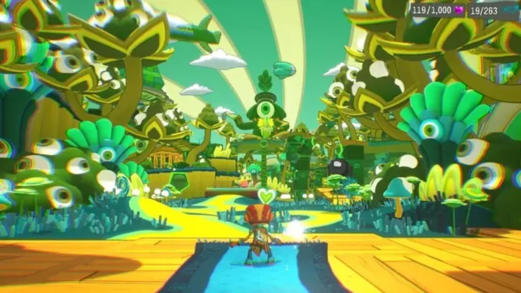تصویری از گیم‌پلی بازی Psychonauts 2