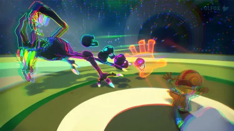 تصویری از مبارزه در بازی Psychonauts 2