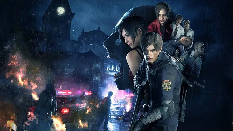 بنری از بازی Resident Evil 2 Remake