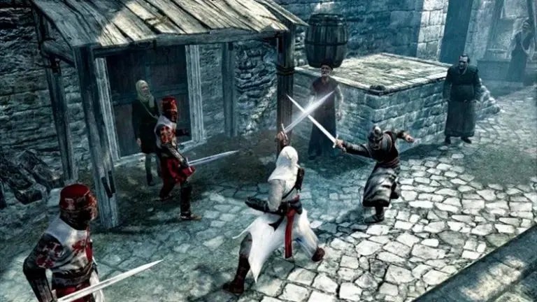 سیستم مبارزات در بازی Assassin's Creed 1