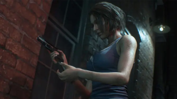 نمایی از جیل والنتاین در بازی Resident Evil 3 Remake