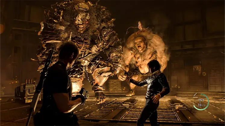 تصویری از باس فایت در بازی Resident Evil 4 Remake