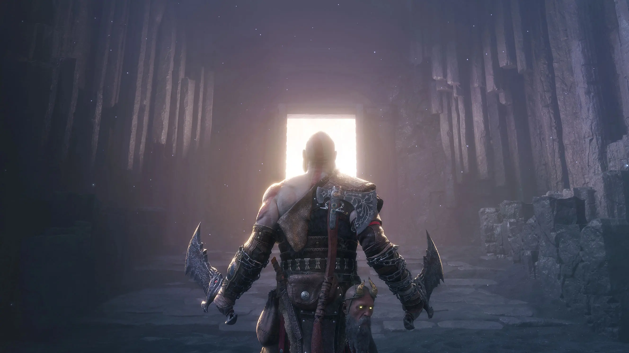 نمایی از بازی God of War Ragnarok