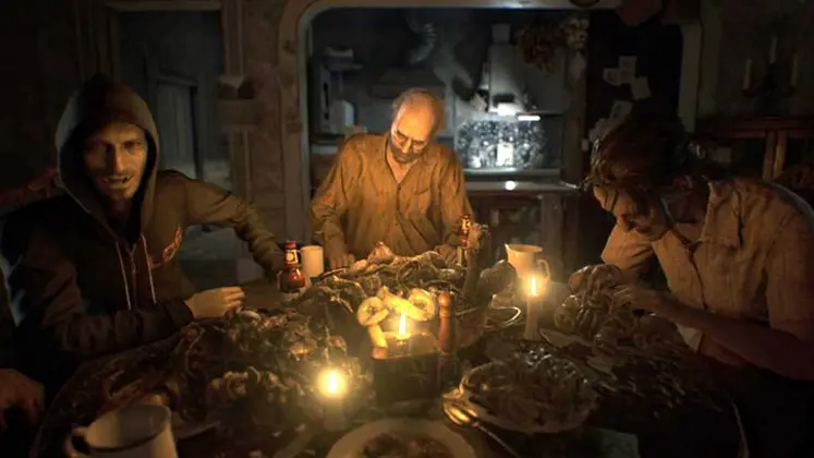 تصویری از بیکرها در بازی Resident Evil 7 Biohazard